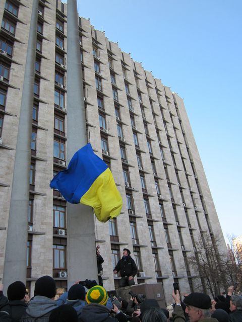 В Донецке прошел пророссийский митинг. Фото: Дана Жданова, "Сегодня"
