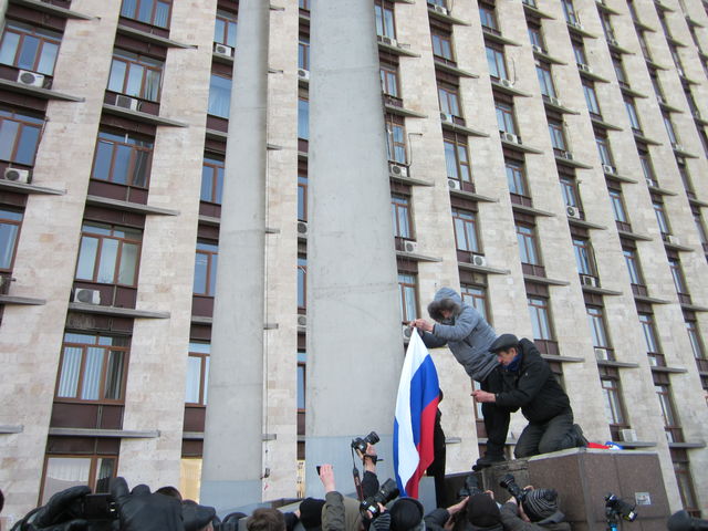 В Донецке прошел пророссийский митинг. Фото: Дана Жданова, "Сегодня"