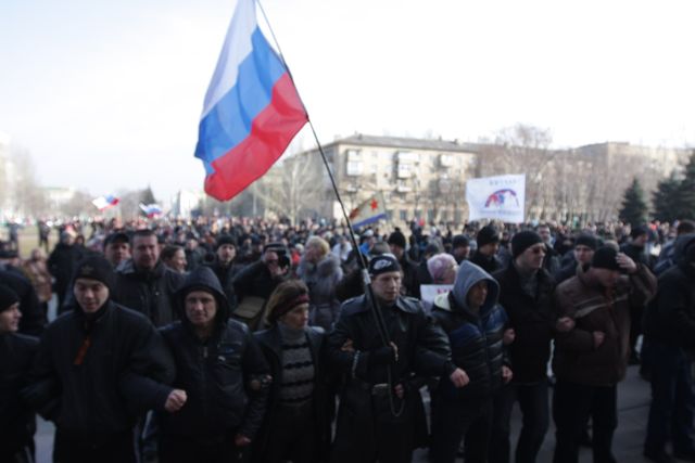 Пророссийский митинг в Донецке. Фото: Антон Глушков, "Сегодня"