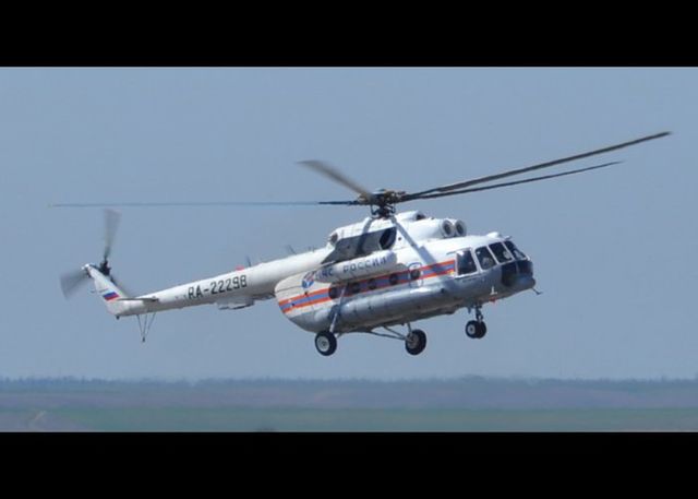 В Крым прибыл российский Ми-8. Фото: КИА