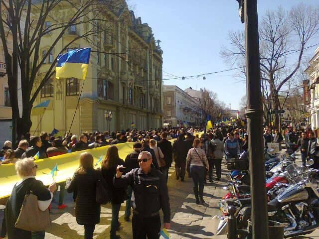 Марш в Одессе Фото: Н. Михайленко