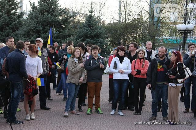 В Луганске прошел митинг за единство страны.Фото: 0642.ua