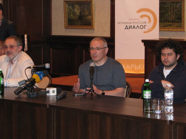 Михаил Ходорковский выступил в Харькове. Фото: Елена Волкова "Сегодня"