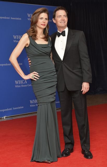 Актер Кайл МакЛахлен с женой Дезире Грубер  Фото:AFP