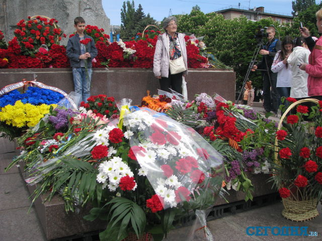 В Днепропетровске отметили День Победы. Фото: Андрей Никитин