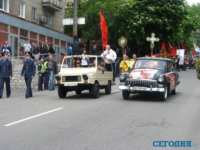 В Днепропетровске отметили День Победы. Фото: Андрей Никитин