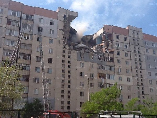Последствия взрыва в жилом доме в Николаеве. Фото: news.pn