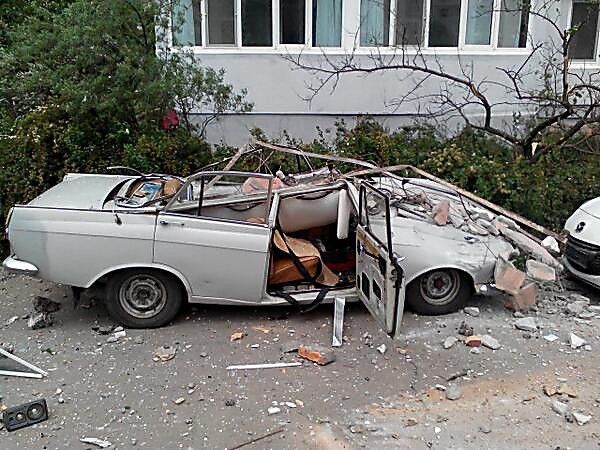 Последствия взрыва в жилом доме в Николаеве. Фото: news.pn