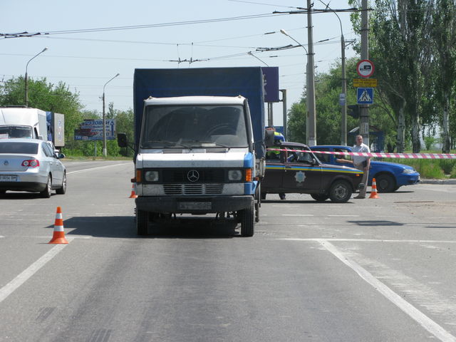 Водитель скончался на месте. Фото: Пресс-служба милиции Луганска