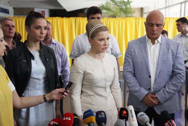 Юлия Тимошенко со своим мужем и дочерью