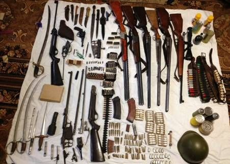 В Черниговской области осудили торговцев оружием. Фото: sbu.gov.ua