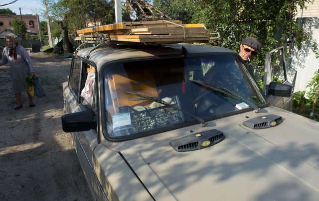 Славянск во время перемирия. Фото: AFP