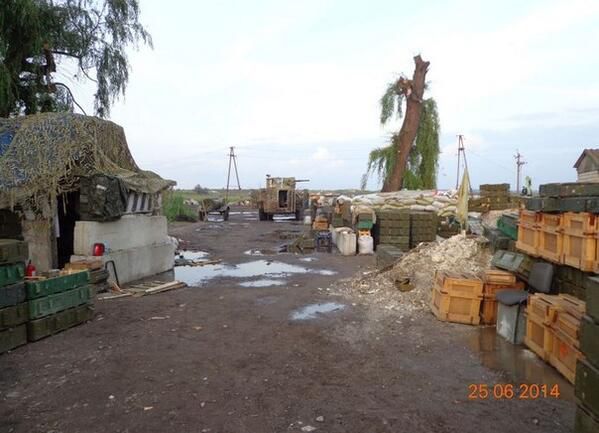 Силы АТО под Красным Лиманом. Фото: twitter.com/Sloviansk