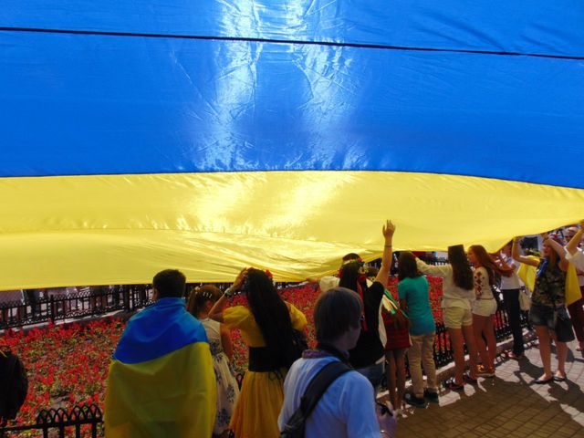 Одесса за единую Украину. Фото предоставлены организаторами акции