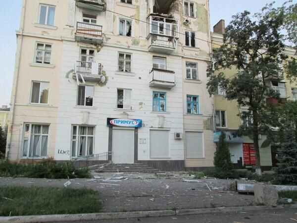 <p>Краматорськ після бойових дій. Фото: twitter.com / Sloviansk</p>