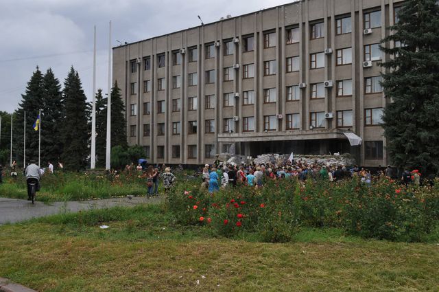 <p><span>"Спадщина", залишена бойовиками у Слов'янську. Фото: прес-центр АТО</span></p>