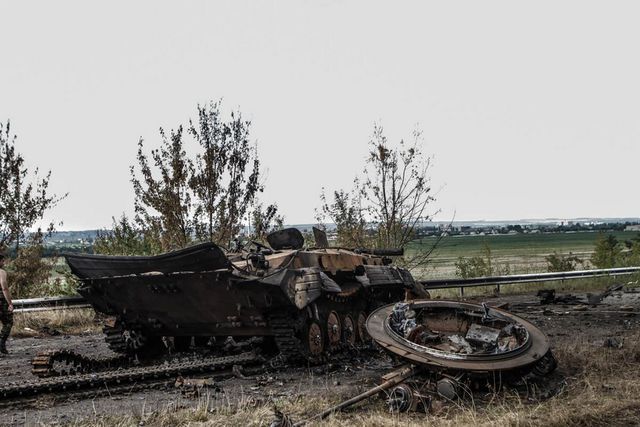 <p>Семенівка після бою. Фото: sirgis.info</p>