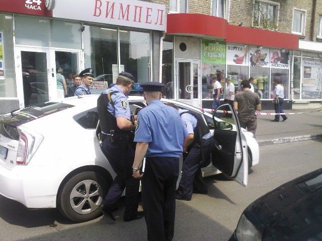 В Киеве застрелили грабителя. Фото: Магнолия-ТВ