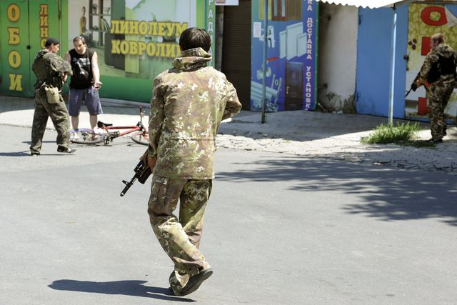 Обстановка в Донецке остается крайне напряженной. Фото: AFP