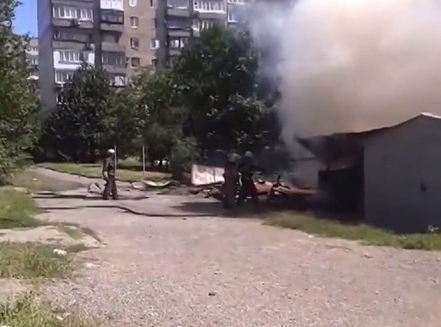 Центральная часть Донецка подверглась артиллерийскому обстрелу. Фото: vk.com