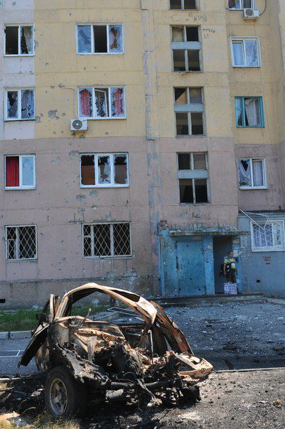 Разрушения в Авдеевке. Фото: vk.com/my_avdeevka