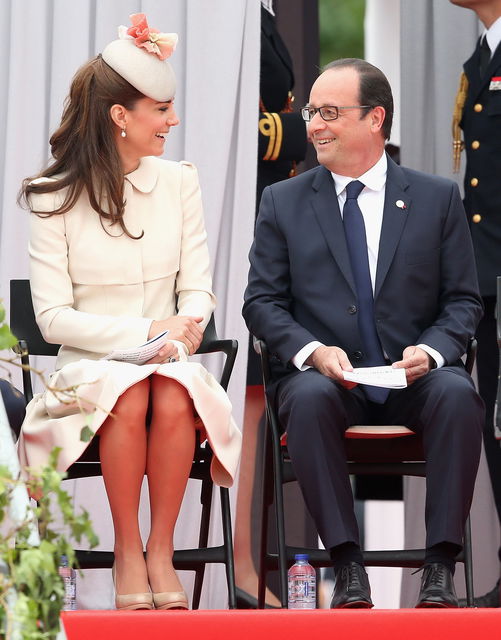 Франсуа Олланд і герцогиня Кетрін Фото: AFP