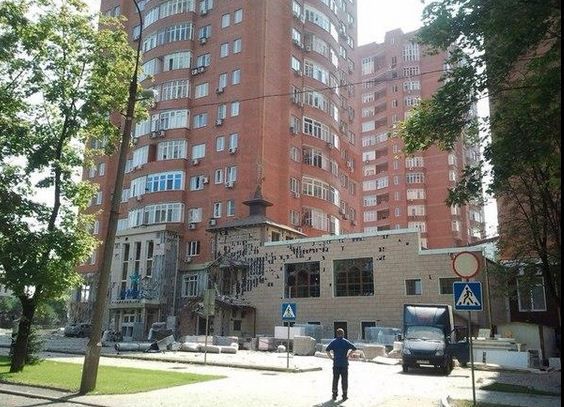 На улице Панфилова повреждены два дома. Фото: соцсети