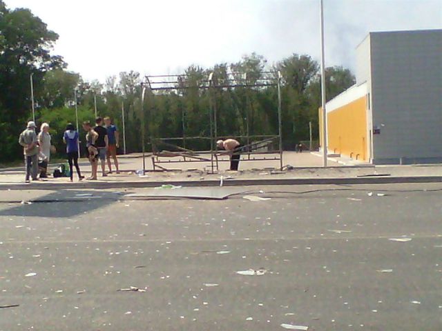 На остановке в Горловке прогремел взрыв. Фото: gorlovka.ua