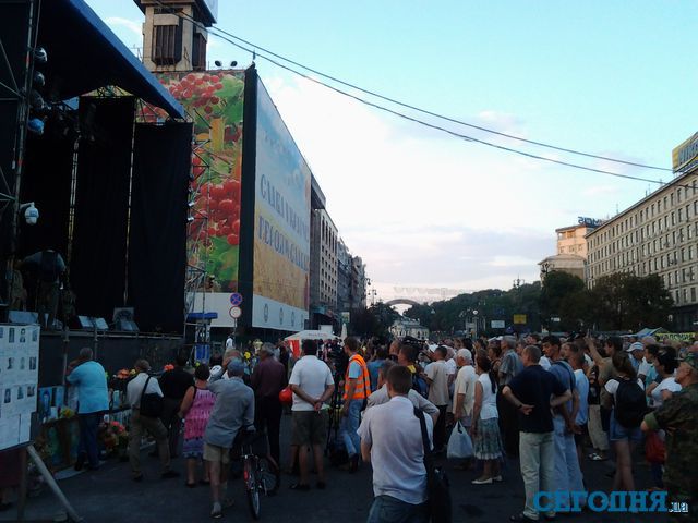 <p><span>Майдан має намір стояти і надалі</span></p> | Фото: Степан Сич