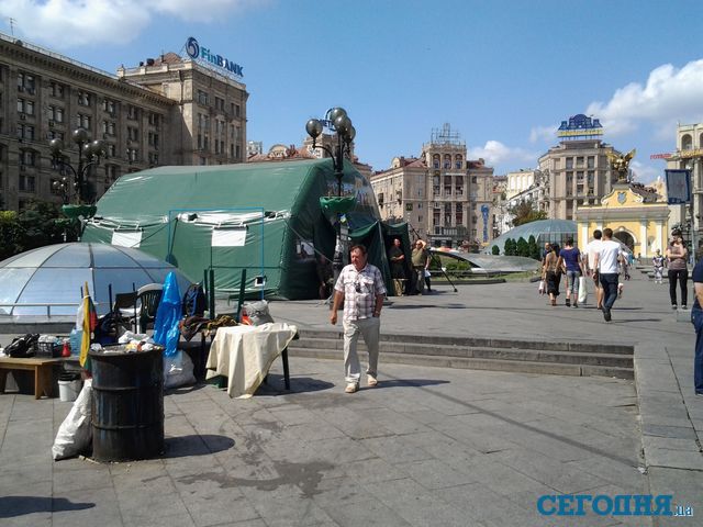 Сторонники Майдана уходить не хотят. Фото: С. Сыч | Фото: Степан Сыч