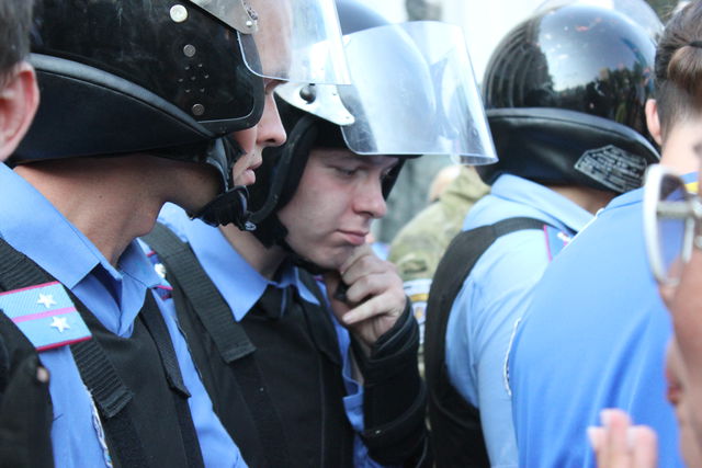 Митинг под Радой. Фото: Алиса Ревнова, Сегодня.ua