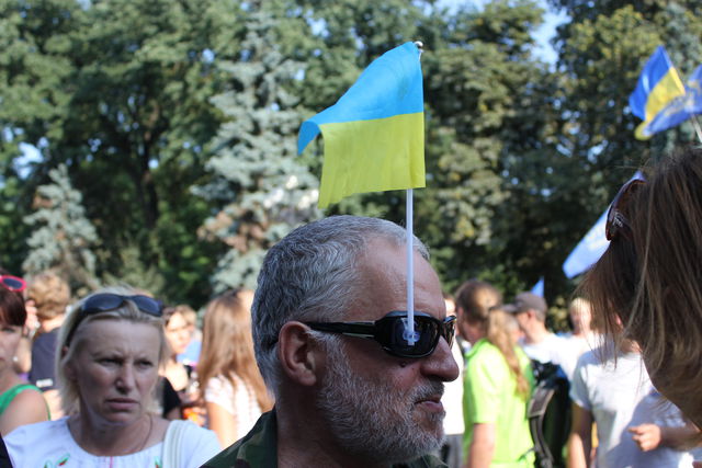 Митинг под Радой. Фото: Алиса Ревнова, Сегодня.ua