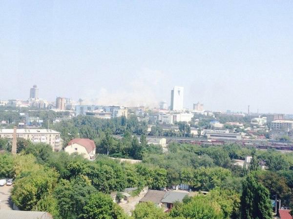 Центр Донецка попал под обстрел. Фото: соцсети, ura.dn.ua