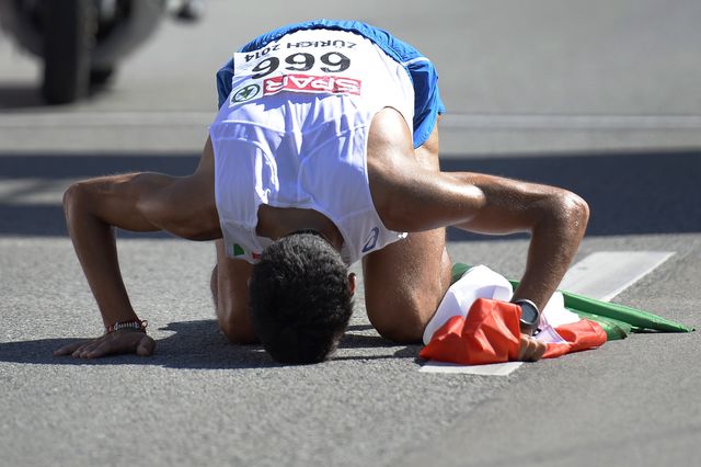 Перемогою італійського бігуна Даніеле Меуччи закінчився чоловічий марафон на чемпіонаті Європи з легкої атлетики в Цюріху. Фото: AFP