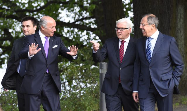 <p>Чотиристоронні переговори в Берліні завершилися, фото AFP</p>