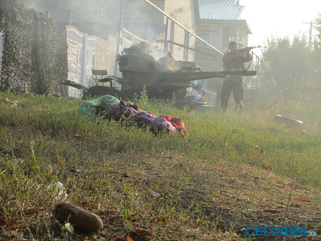 <p>Українські військові звільняють Луганськ. Фото: 14-й батальйон</p>