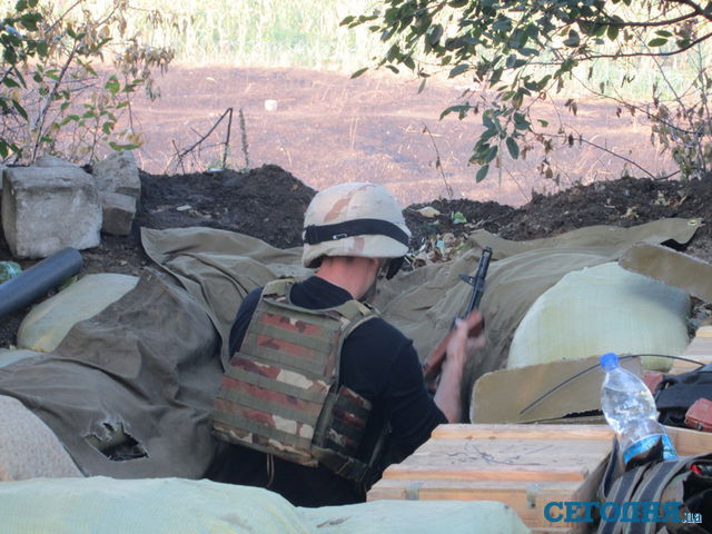 Украинские военные освобождают Луганск. Фото: 12-й батальон