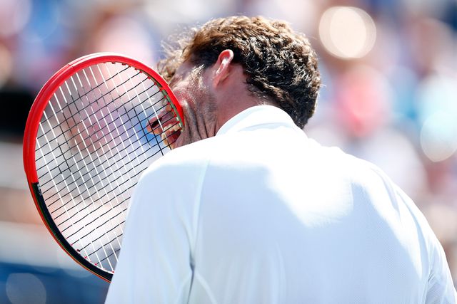 В США стартував US Open. Голландець Робін Хаас програв своєму супернику Енді Маррею. Фото: AFP
