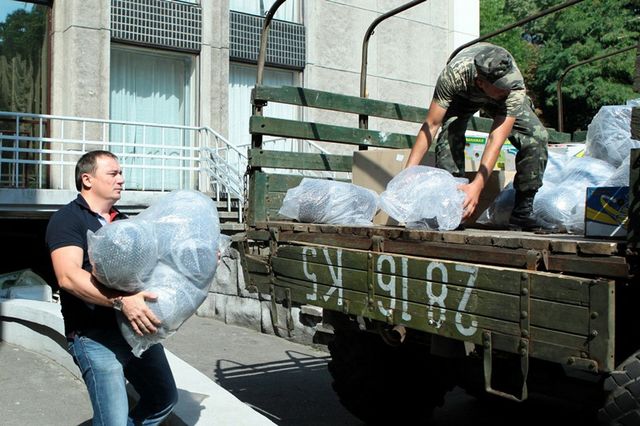 Тепловизоры и  каски получили бойцы  АТО. Фото: AFP