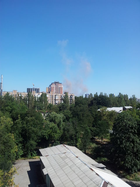 Донецк продолжает находиться под артобстрелом. Фото: vk.com