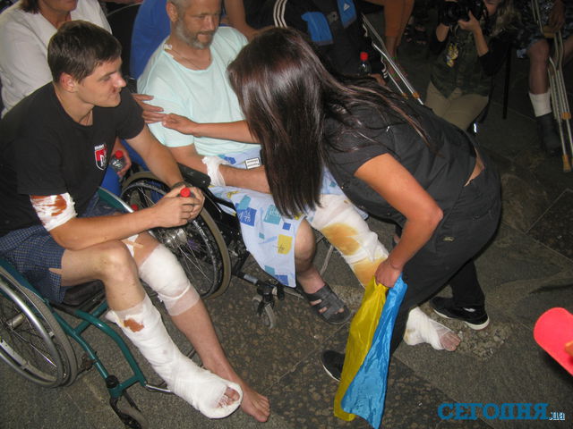 Руслана посетила раненых бойцов АТО. Фото: А.Никитин