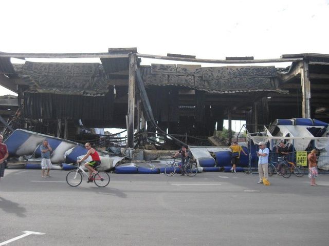 Сильно пострадал строительный супермаркет "Эпицентр". Фото: соцсети
