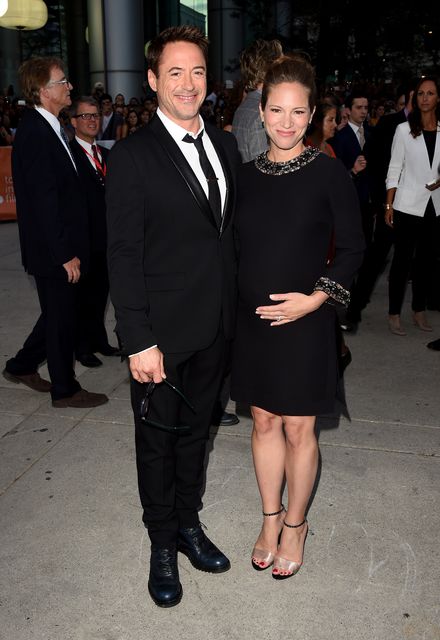 Роберт Дауни-младший и его беременная жена Сьюзан AFP