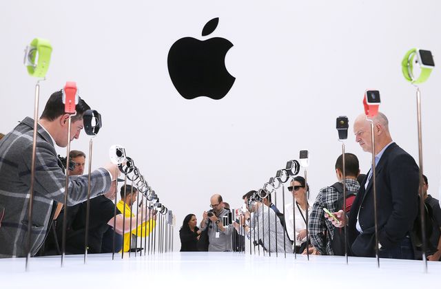 Презентация Apple Watch и iPhone 6, фото AFP