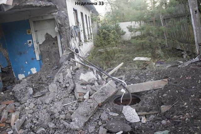 Киевский район Донецка был обстрелян в ночь на 12 сентября. Фото: "Твиттер"