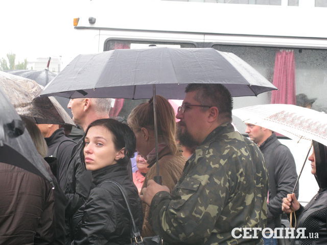 В Днепропетровске попрощались с погибшими в зоне АТО. Фото: Андрей Никитин