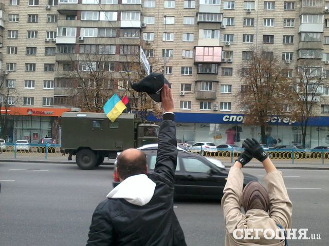 В Киев из зоны АТО вернулся батальон "Киев-1", который находился на передовой с середины июня. Фото: Ирина Ковальчук, "Сегодня"
