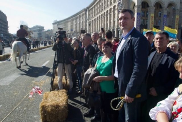 <p><span>На Майдані відзначили День українського козацтва, фото klichko.org</span></p>