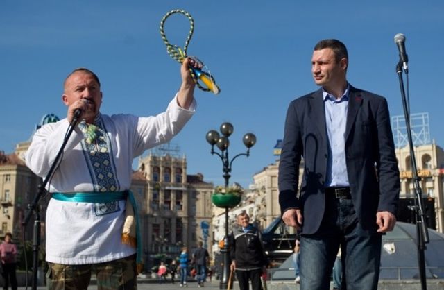 <p><span>На Майдані відзначили День українського козацтва, фото klichko.org</span></p>