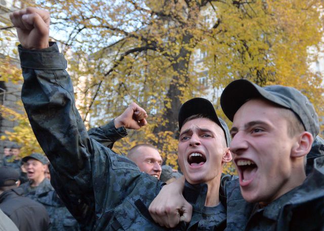 <p>Солдати вимагають демобілізації, фото AFP</p>